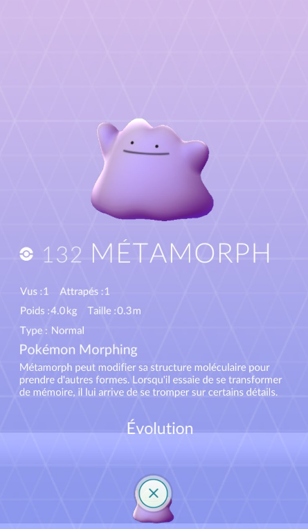 metamorph pokémon go